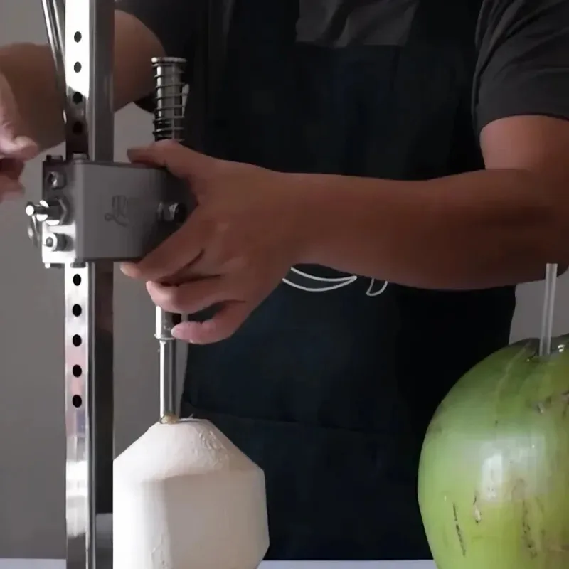

Coconut Hol Opening Machine Manual Coconut Shell Opener Coconut Water Driller Kitchen Tools