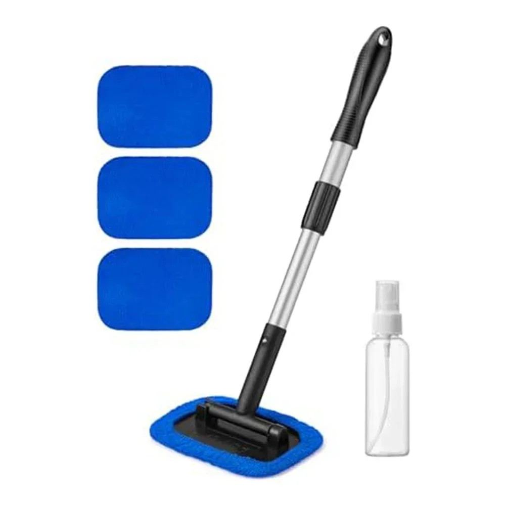 

Обслуживание автомобиля Очиститель окон автомобиля Очиститель для нескольких поверхностей 60 мл Распылитель Встроенный скребок для льда Удлиненная удлинительная ручка