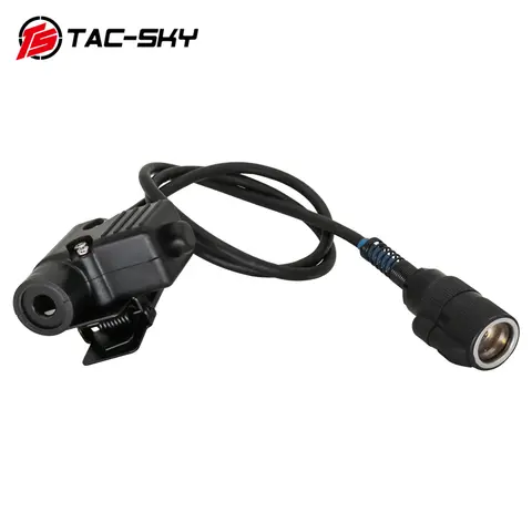 AN/PRC 148 152 워키 토키 더미 모델 PTT 어댑터 6 핀 블랙 헤드 U94 PTT 호환 TAC-SKY /Z-TAC /Z-tactical 헤드셋