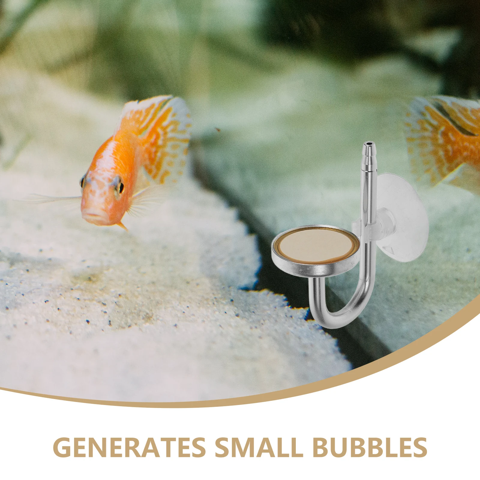

Stainless Steel Oxygen Pump Fish Tank Oxygenation Bubbling Stone Major Aquarium Air Diffuser