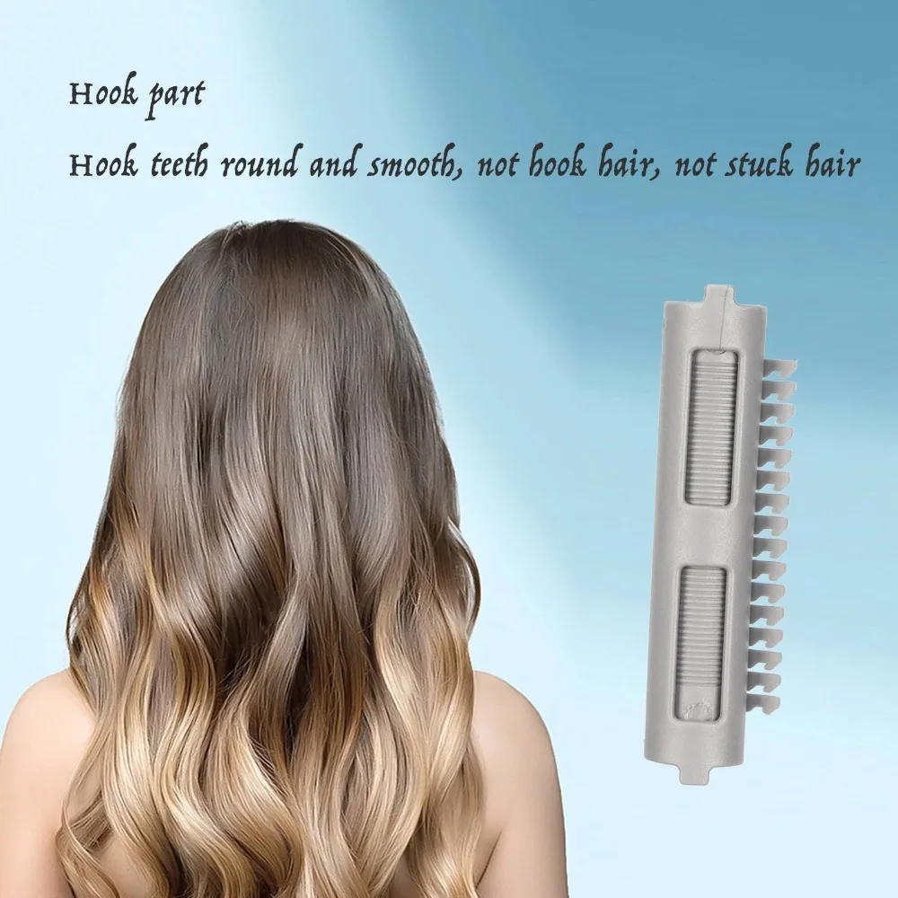 25pcs Safe Curling Perm Rod Easy To Use Tooth Design Hair Perm Rod Easy Clip On Hook No Heat Required Hair Rollers For Salon