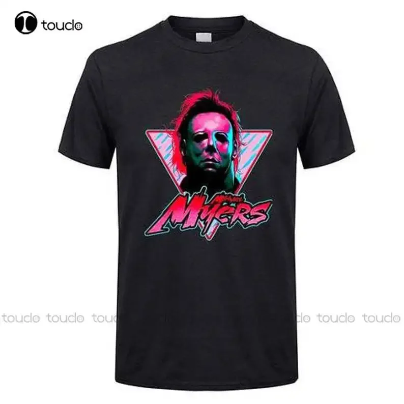 Halloween Movie Michael Myers Watercolor T-Shirt Horror Movie Shirts Custom Aldult Teen Unisex Digital Printing Tee Shirts Retro