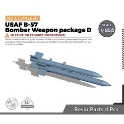 Yao's Studio LY144263D 1/144 Model upgrade Parts USAF B-57 Bomber Weapon package D