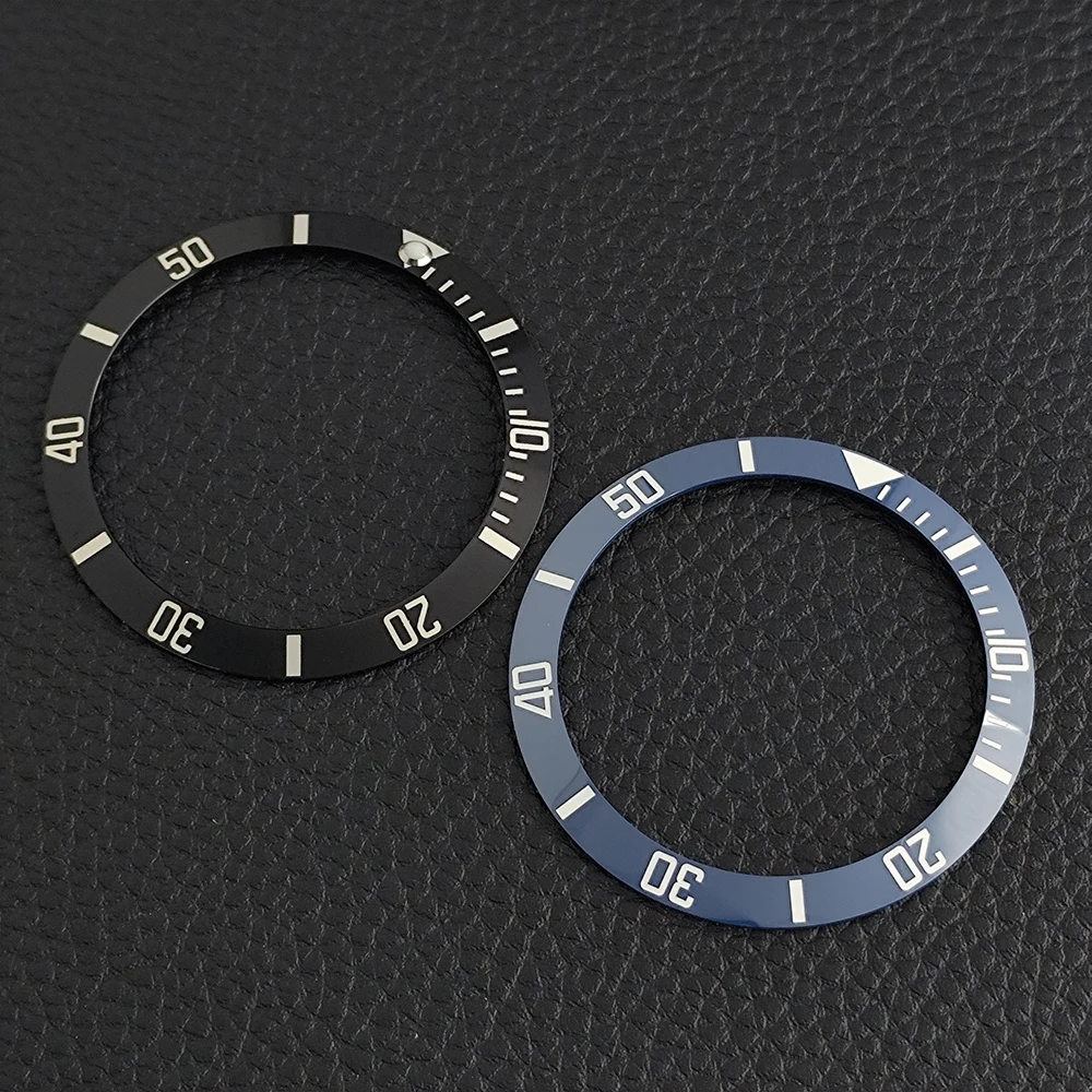 37,5mm*30,5mm Uhrenlünette Passend für Austauschbare Mechanische Uhrengehäuseteile Keramik/Aluminium-Lünette Uhrenzubehör – Detail 3