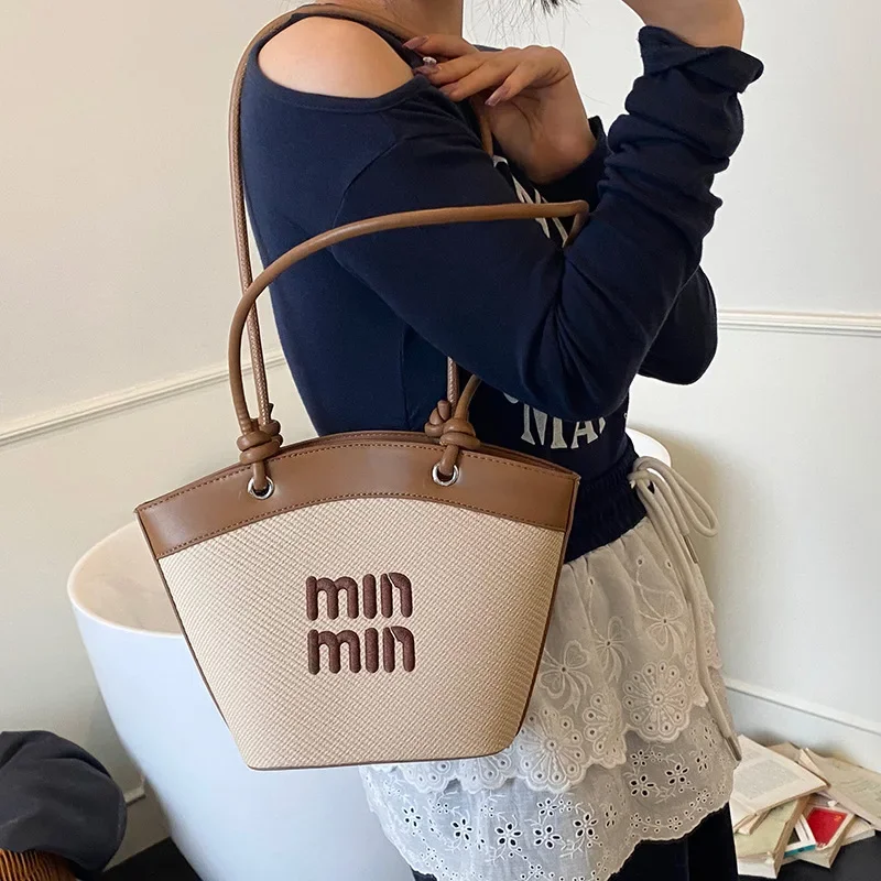 

Летняя сумка через плечо 2025 г., женская модная сумка-мешок - модная сумка через плечо, повседневная мини-сумка для женщин