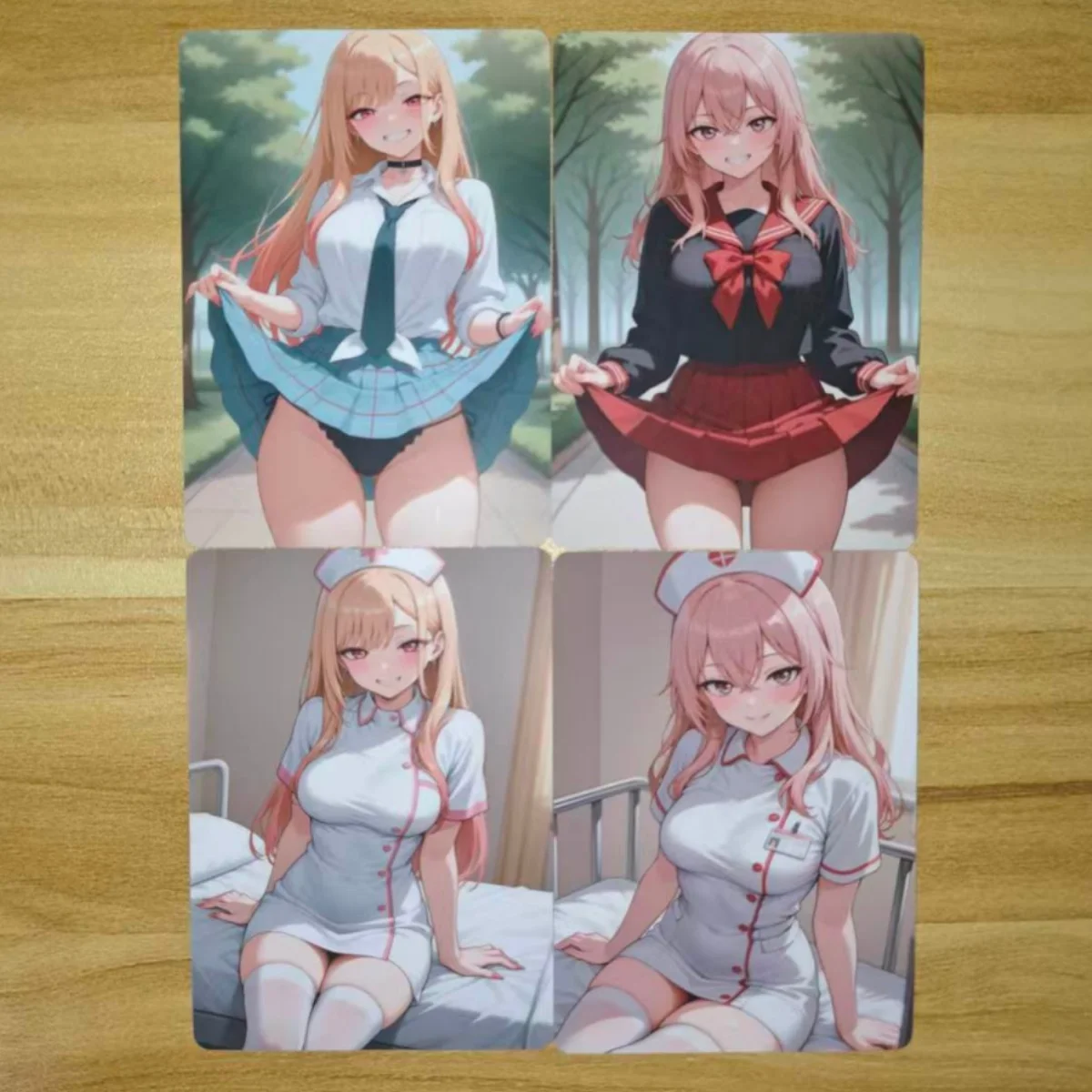 8Pcs/set NSFW Card My Dress-Up Darling Nurse Inui Sajuna Kitagawa Marin Inui Shinju Collection Card 18+ view 3