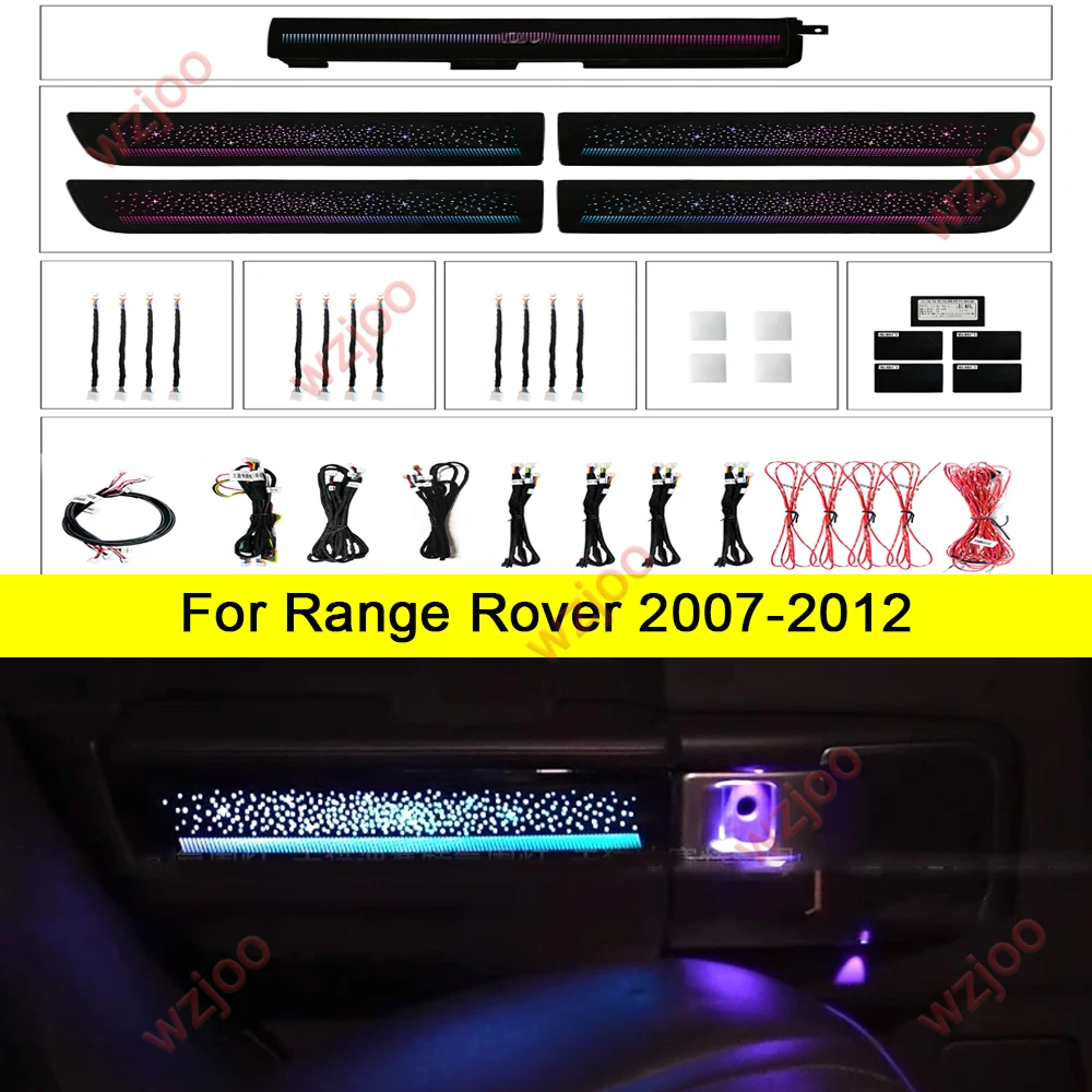 Suitable for Land Rover 2007-2025 Range Rover Atmosphere Light Starry Sky Executive Ribbon Sport 64 Color Atmosphere Light