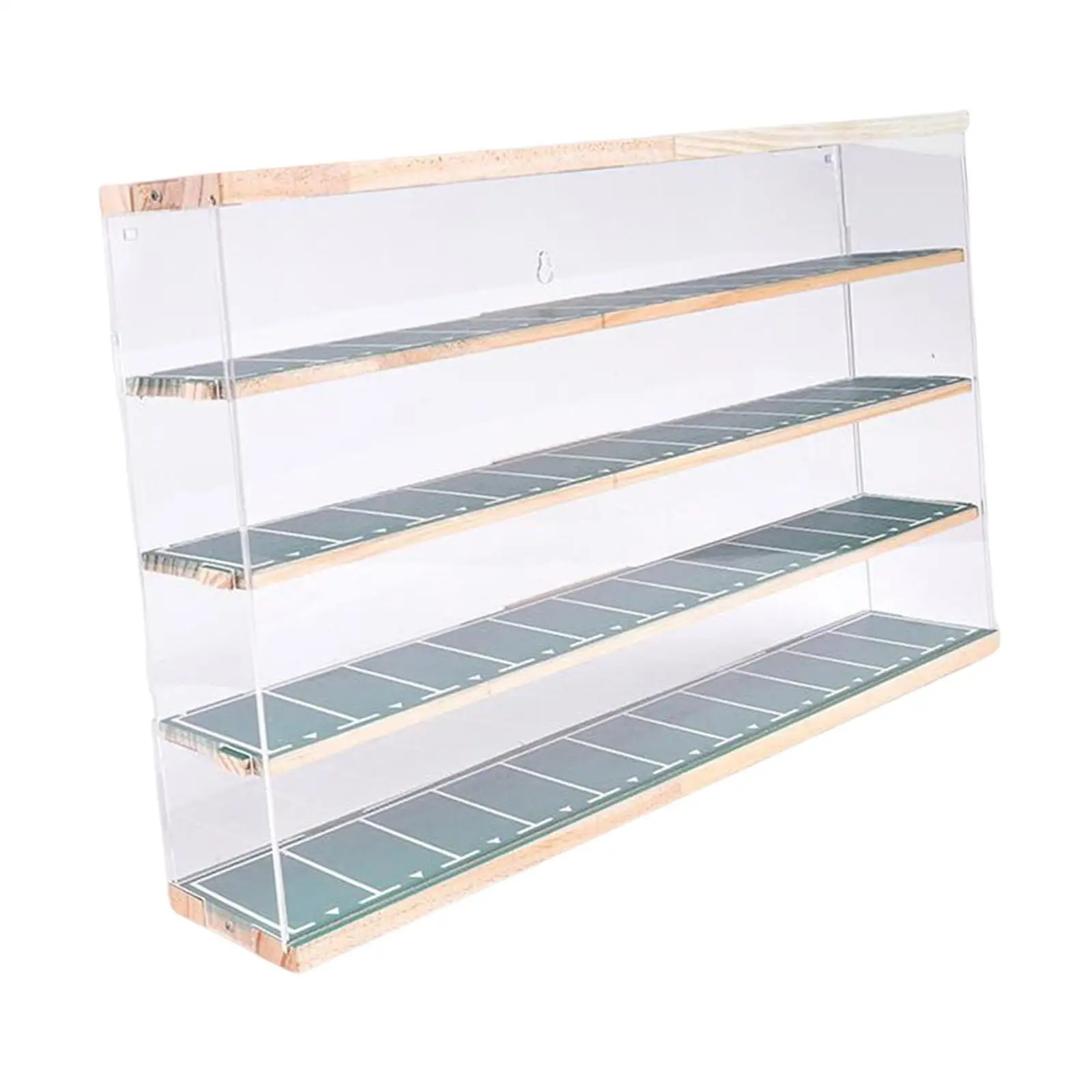 1:64 Garage Display Case Dustproof 4 Tiers Protection for Toy