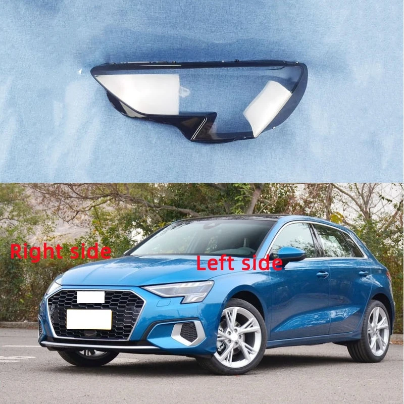 

For AUDI A3 S3 RS3 2021 2022 2023 2024 Replacement Car Headlamp Lens Headlight Shell Headlight Cover Headlight Glass