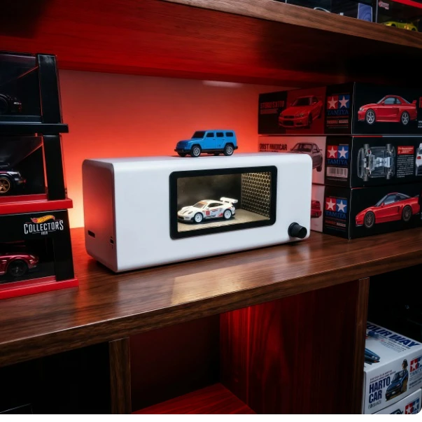 Desktop Wind Tunnel Model 1:64 Airflow Display Collectible Racing Car Gift