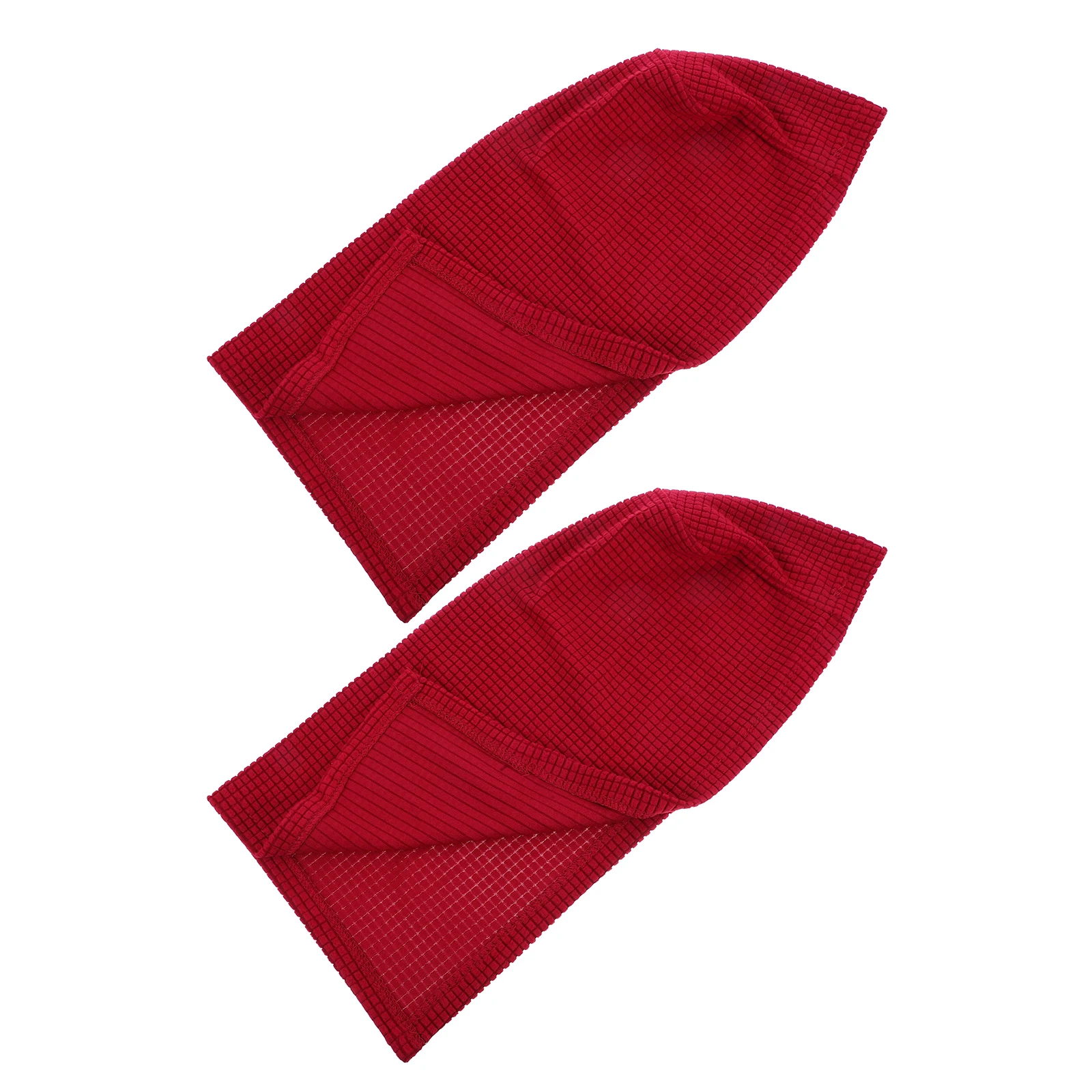 

2pcs Elastic Protector Polyester Armrest Cover Material Simple Style Household Sofa Armrest Cover Decor