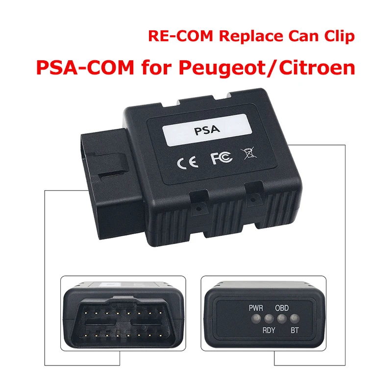 

For Peugeot/Citroen/Renault PSA COM Bluetooth Diagnostic Tool Replace Lexia 3 RE-COM PSA-COM Car Diagnostic Scanner Programming