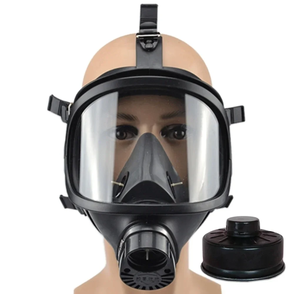 MF14 Reusable Self-Priming Face Mask Silicone Full Face Facepiece Set Widely Used In Woodworking Dust Protector Spray Paint