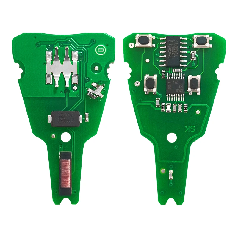 XNRKEY-llave de Control remoto LTQSAAM433TX para coche, Chip ID46 PCF7946 para SAAB 9-3 95 93 95 315-433, con hoja de inserción de llave, 2003/2011