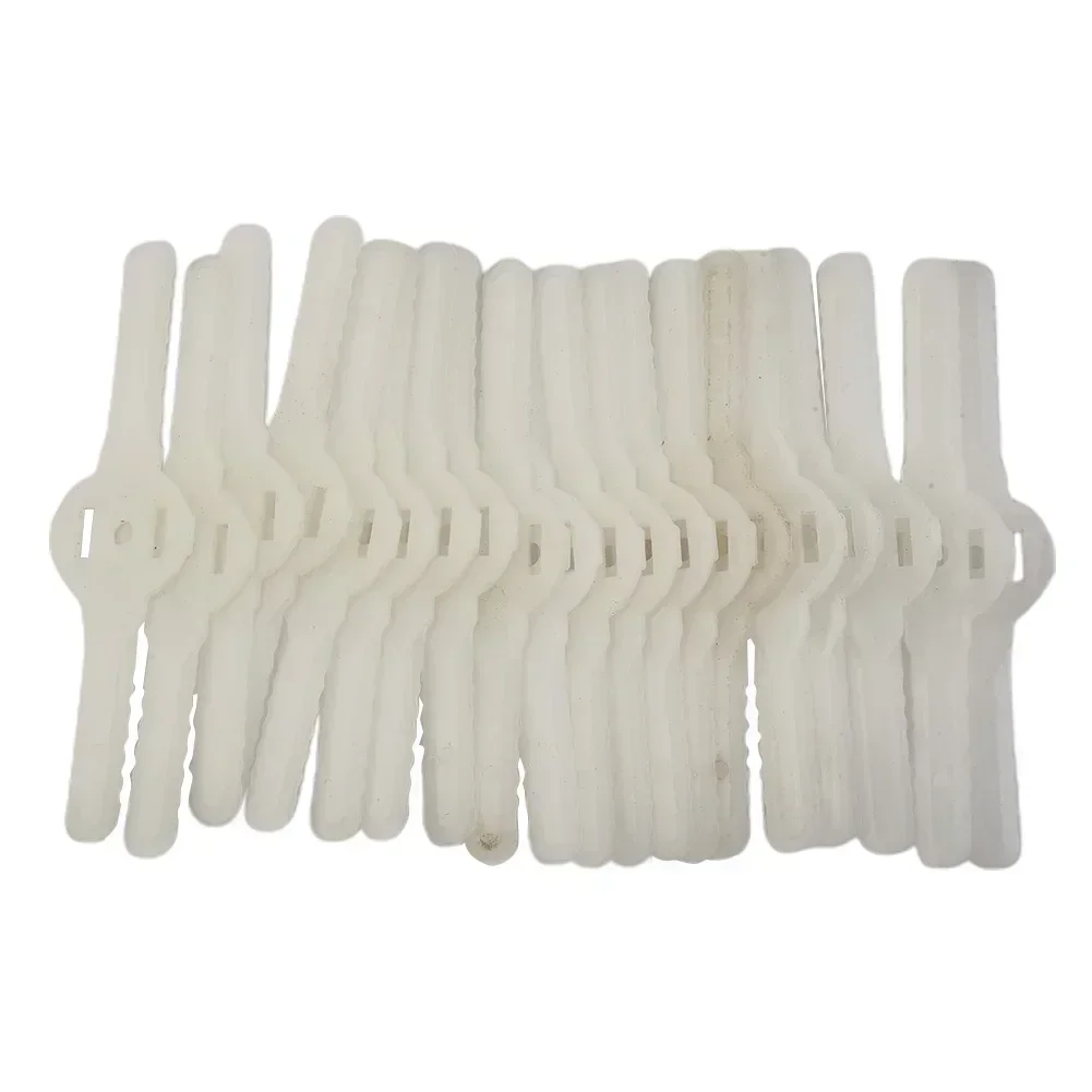 Imagem -05 - Lâminas de Cortador Plástico para Elétrica sem Fio Grama Trimmer Strimmer Ferramenta Cortador Escova Grama Aparador Lâminas Ferramentas Jardinagem 20 Peças