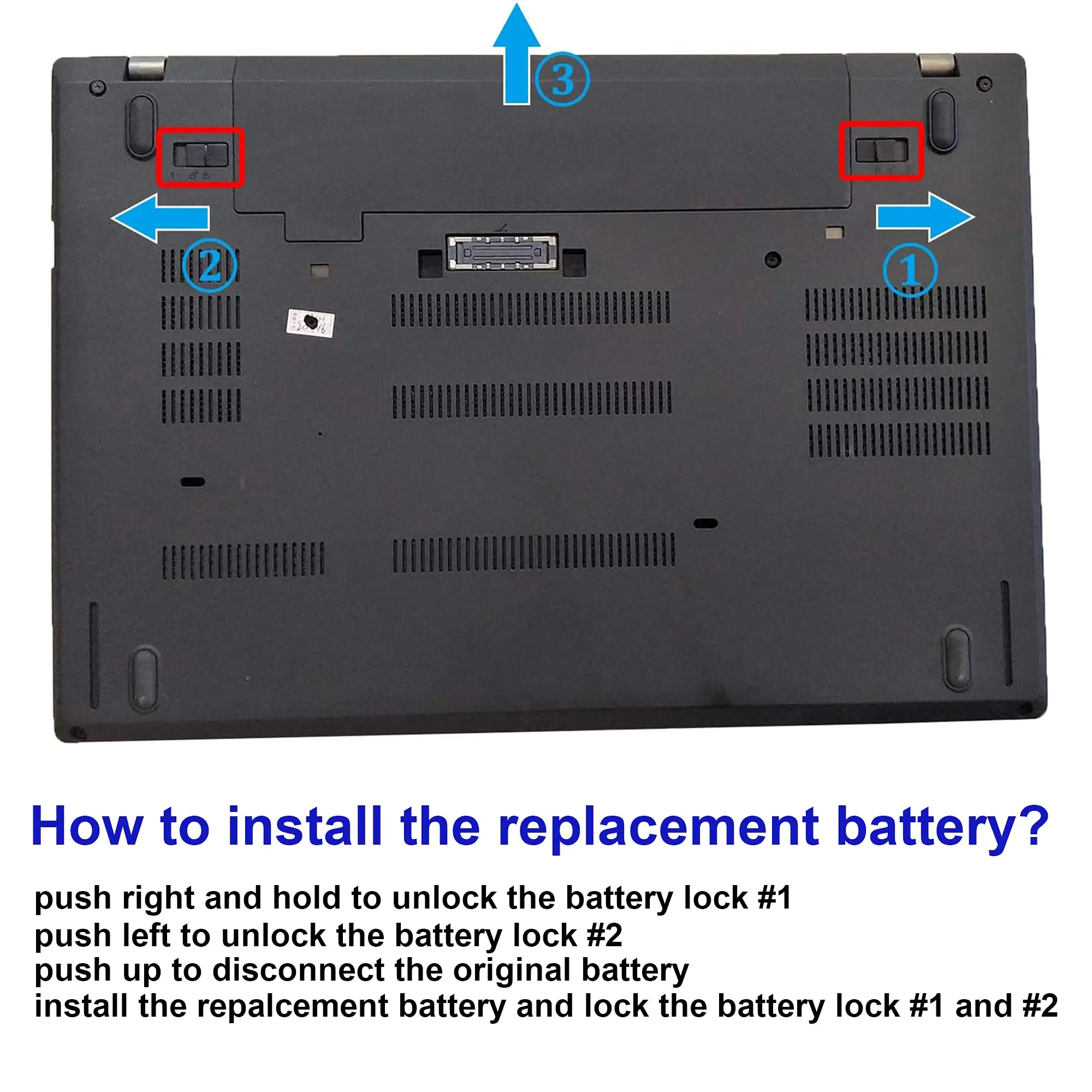 01AV423 SB10K97580 Laptop Battery for Lenovo ThinkPad T470 T570 T480 T580 P51S P52S TP25 A475 A485 61 01AV424 01AV452 01AV490