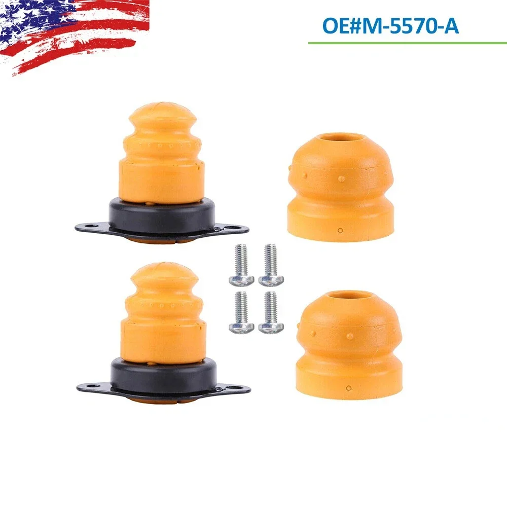 

Jounce Bumpers Kit Compatible for Ford Racing Mustang V6 2005-2014 Replaces M-5570-A Anti-collision Stops Rear Bump Suspension