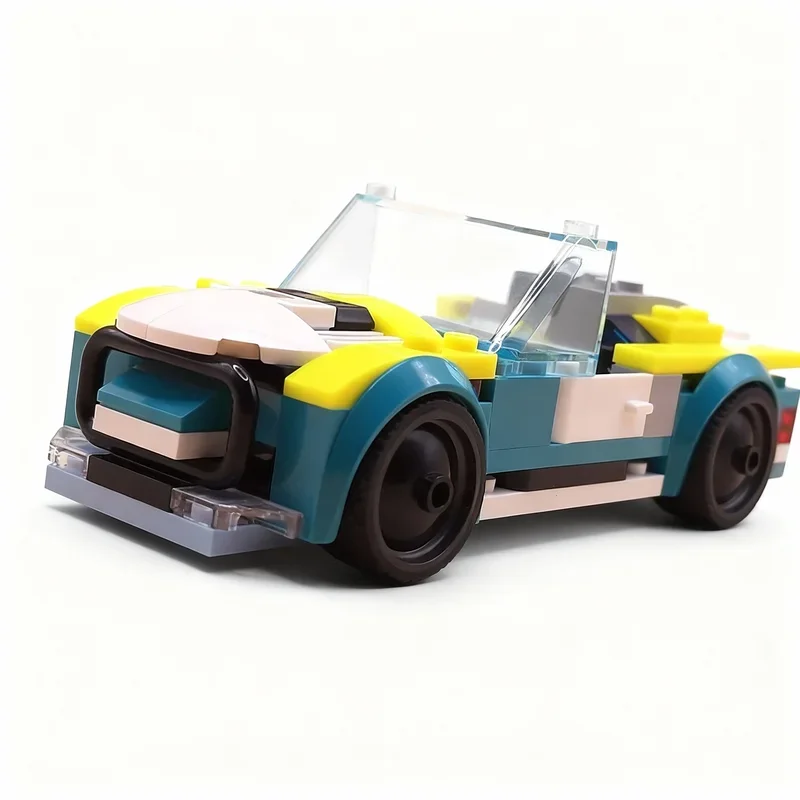 184pcs MOC City Hospital Medical Muscle Car Model Building Blocks Construction Festival Gifts Toys Idea Education Brick