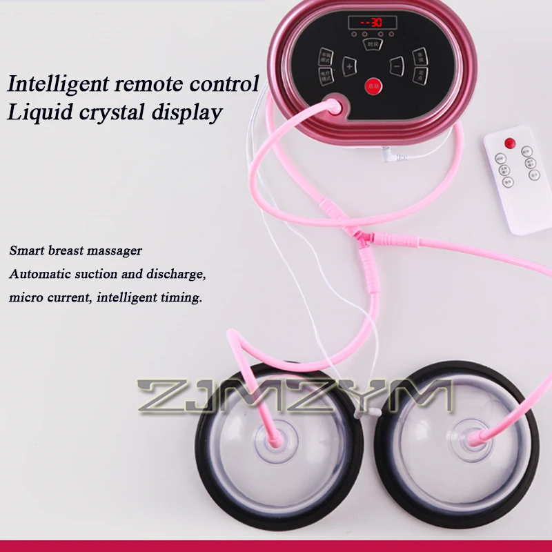 Pemijat dada arus mikro cerdas, pemijat dengan layar LED untuk perawatan payudara, pijat tekanan negatif