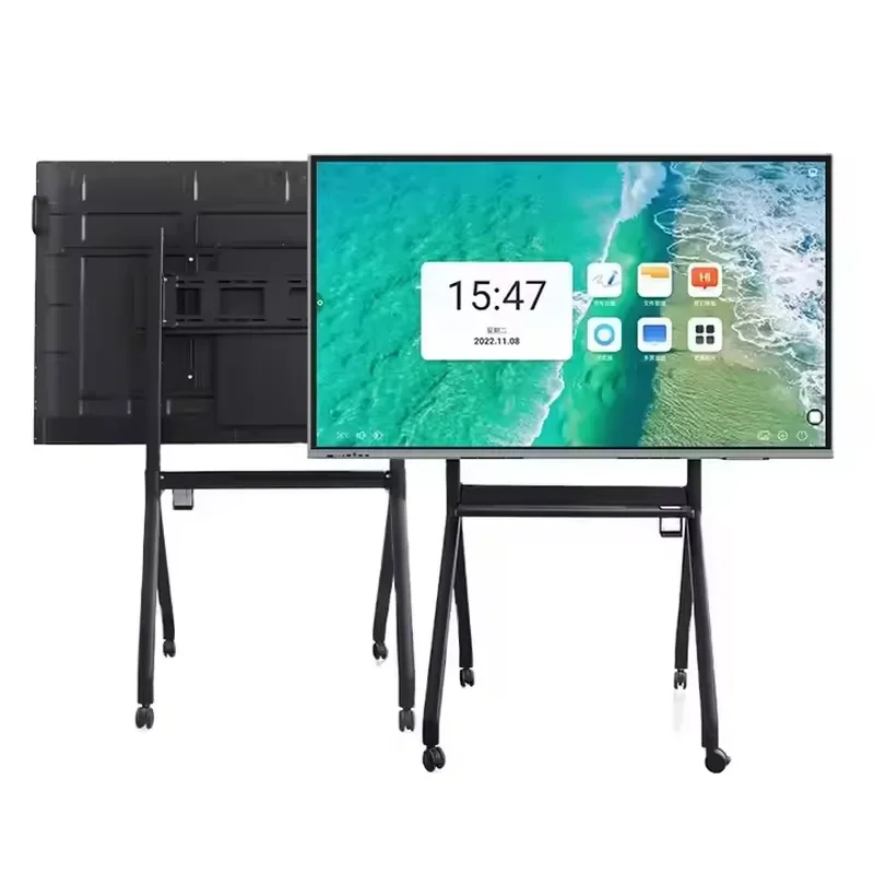 55 Inch Interactive Whiteboard Smart Touch Screen All in One PC Digital Signage for School Classroom Business Conference