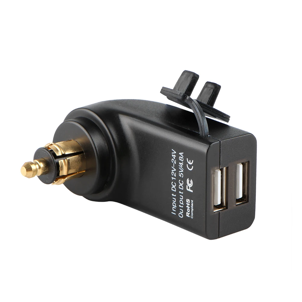Motorcycle Dual USB Charger Power Adapter For BMW R1200GS adventure R1250GS Adv r1200rt S1000XR F850GS F650GS Port Plug Socket
