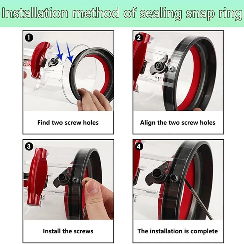 For Dyson V10 SV12 Vacuum Cleaner Dust Bin Fixed Sealing Ring Replacement Parts Dust Box Sealing Ring