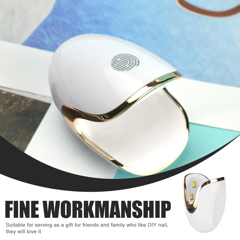 Compacte Nail Art Lamp USB-manicuredroger voor nagellak Uitharding Veilige huidbescherming Beginnersvriendelijk voor nagels