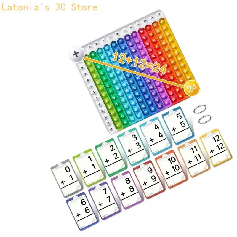 Lernwerkzeug für Kinder mit hochwertigen Papiermaterialien, interaktiven Mathe-Lernkarten X3UB – Detail 2
