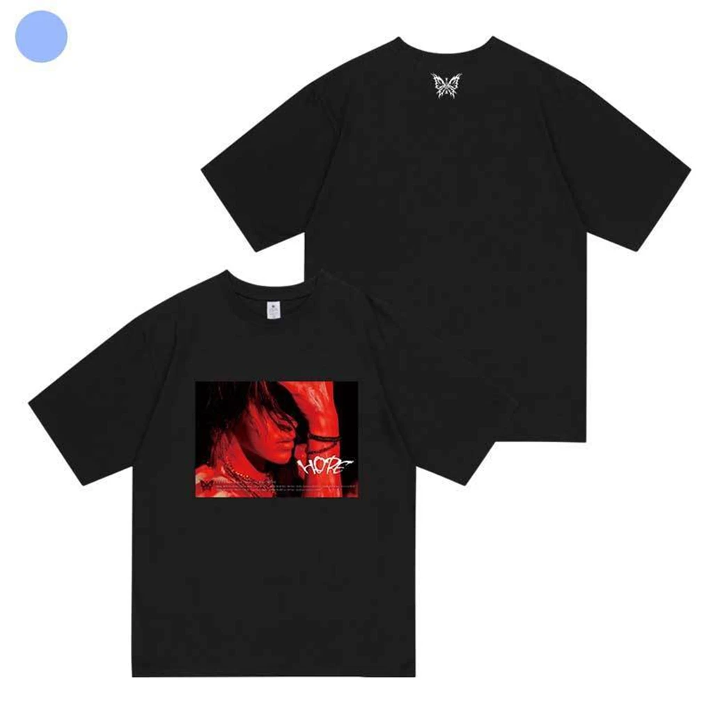 

Summer tops for women, fashionable hip-hop black round neck short-sleeved clothing for men and women, streetwear cotton shirts