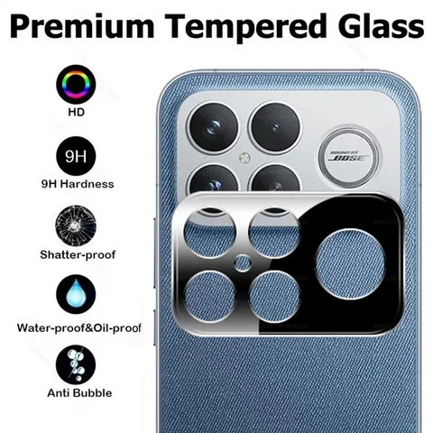 Xiami foco F8Ultra/F8Pro 1-3 шт. для Xiaomi Poco F8 Ultra 5G F8 Pro пленка для камеры черный объектив TrempGlass 3D улучшенная защита дисплея