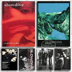 Slowdive Souvlaki Poster Vintage Rock Band Music Art Modern Wall Print Canvas Painting Bedroom Wall Art Pictures Home Decor Gift