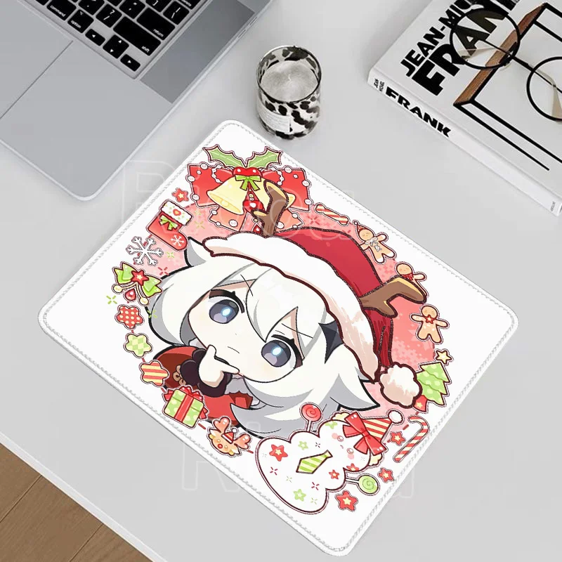 

Anime Genshin Impact Paimon Mouse Pad XS 180x220 400x450 Mousepad Gaming Small Desk Mat Computer PC Keyboard Pad Christmas Gift