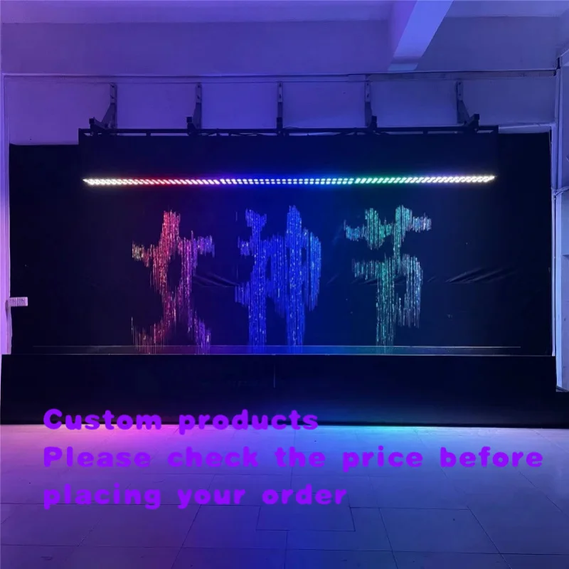 custom.Customized Coastal Indoor/Outdoor Metal Rain Screen Model with LED Light Hanging Steel Waterfall Fountain Sea Life Theme