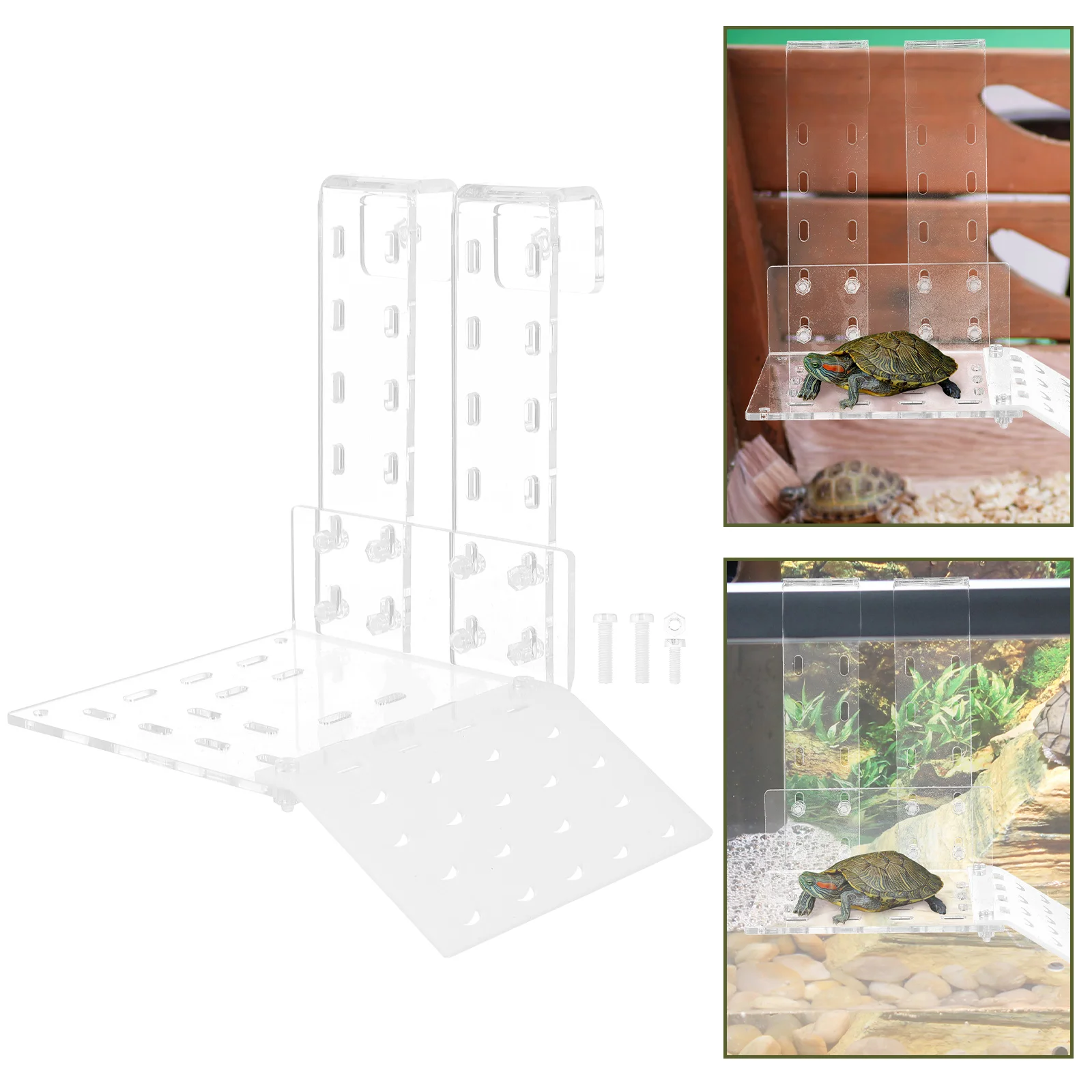

Acrylic Turtle Platform Basking Rest St Terrarium Decoration Aquarium Drying Pet Supplies Water Turtles Frogs Lizards
