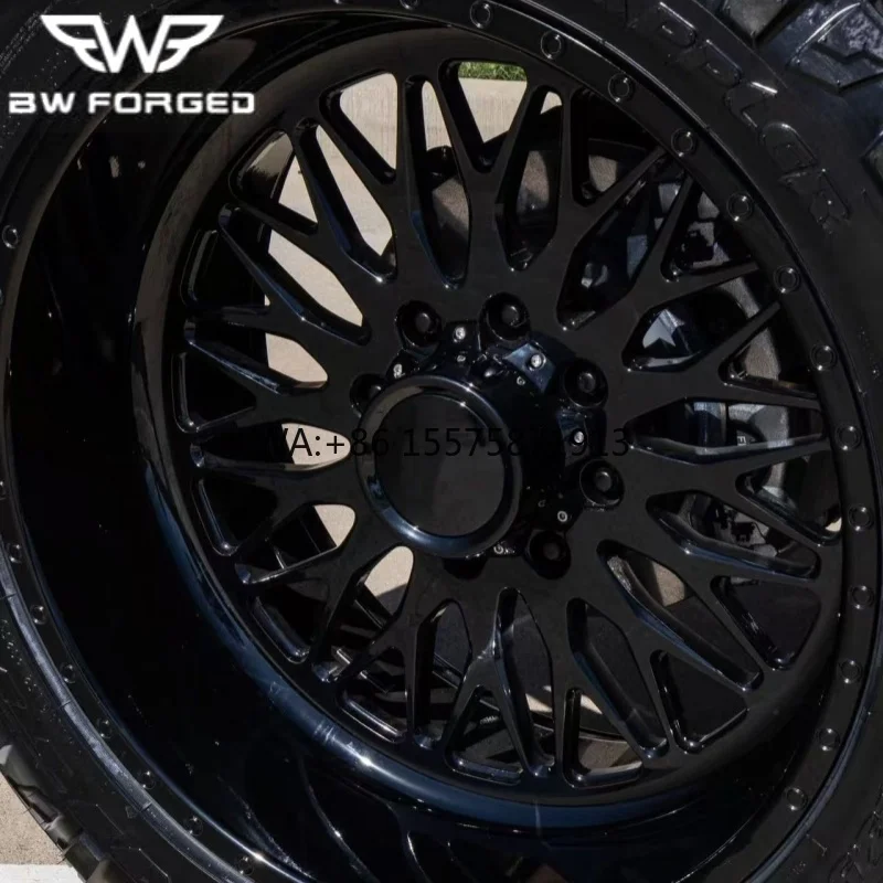 

Черные кованые диски 8x6.5 6x5.5 6x139.7 8x170 8x180 22x12 24x12 24x14 20x10 для бездорожья, супертолстые диски для грузовиков F150