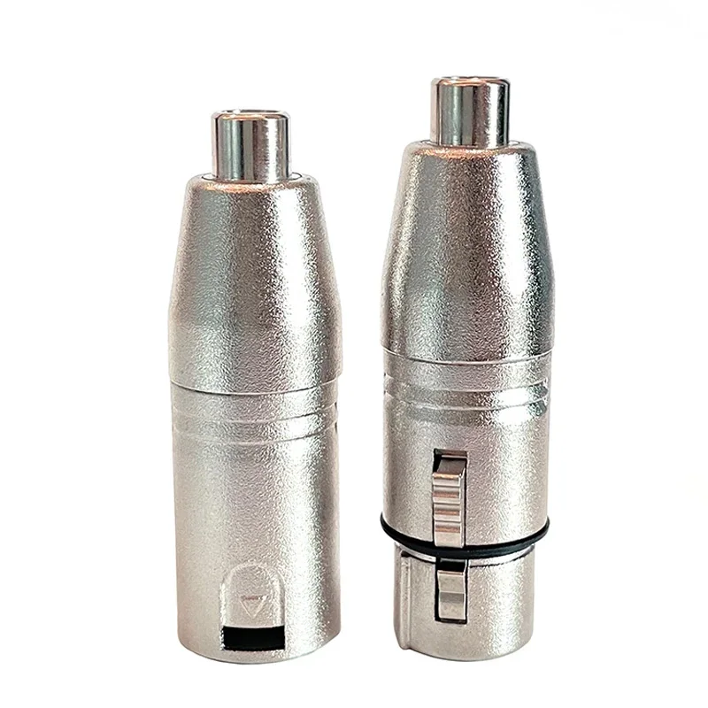 

High Quality Xlr 3 Pin Male/Female To Rca Female Audio Adapter Connector Converter Hifi Supported For Microphone Speaker