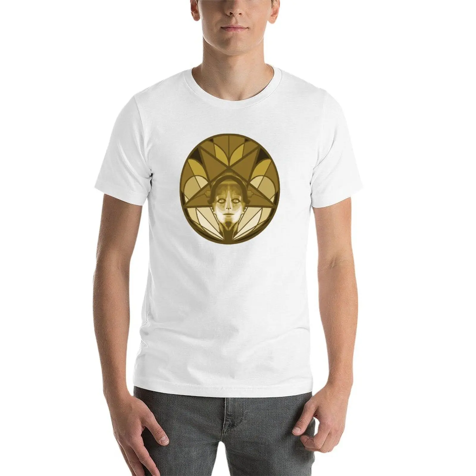 متروبوليس تي شيرت رجل تي شيرت جرافيك أسود قطن تي شيرت عادي للرجل حزمة تي شيرت قطن 100% تي شيرت #4