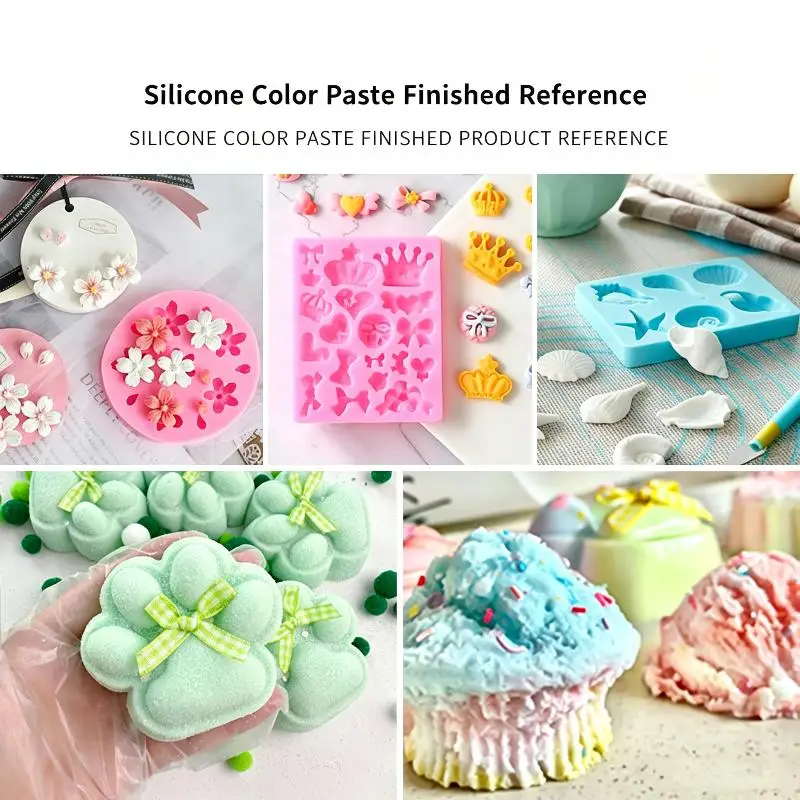 New 5g Silicone Color Paste Oil-Based Cream Color Paste Macaron Pigment For DIY Handmade Coloring Making DIY Pinch Glue