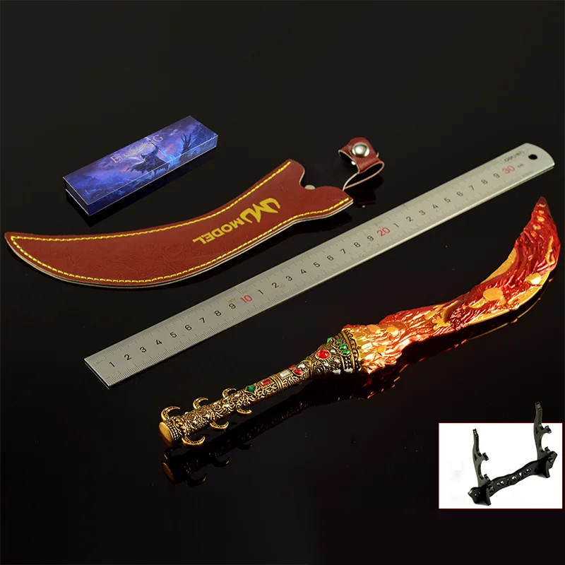 30cm マグマブレード ギフトボックス版 エルデンリング ゲーム周辺機器 刀 全金属製モデル ナイフ おもちゃ 剣 コレクション 飾り