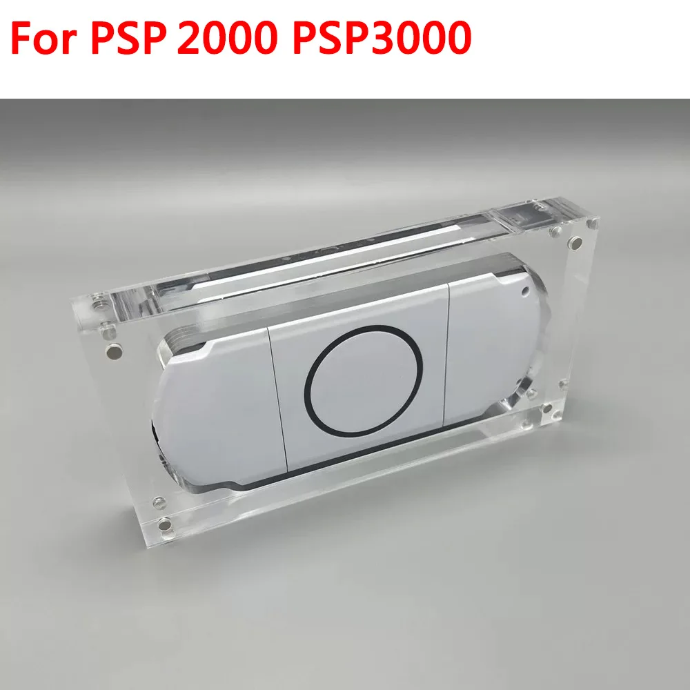 Hochtransparente Acryl-Magnetabdeckung, Display-Hülle, Aufbewahrungsbox für PlayStation Portable PSP1000 2000 3000, Spielzubehör