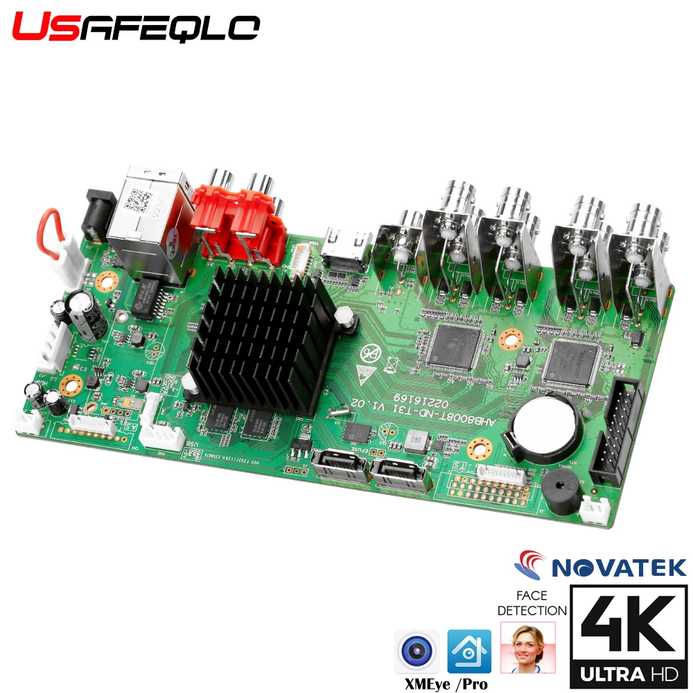 DVR Each Italy: Recensione e Valutazione del DVR 8CH 38402160 4K AHD AI H.265 Hybrid NVR
