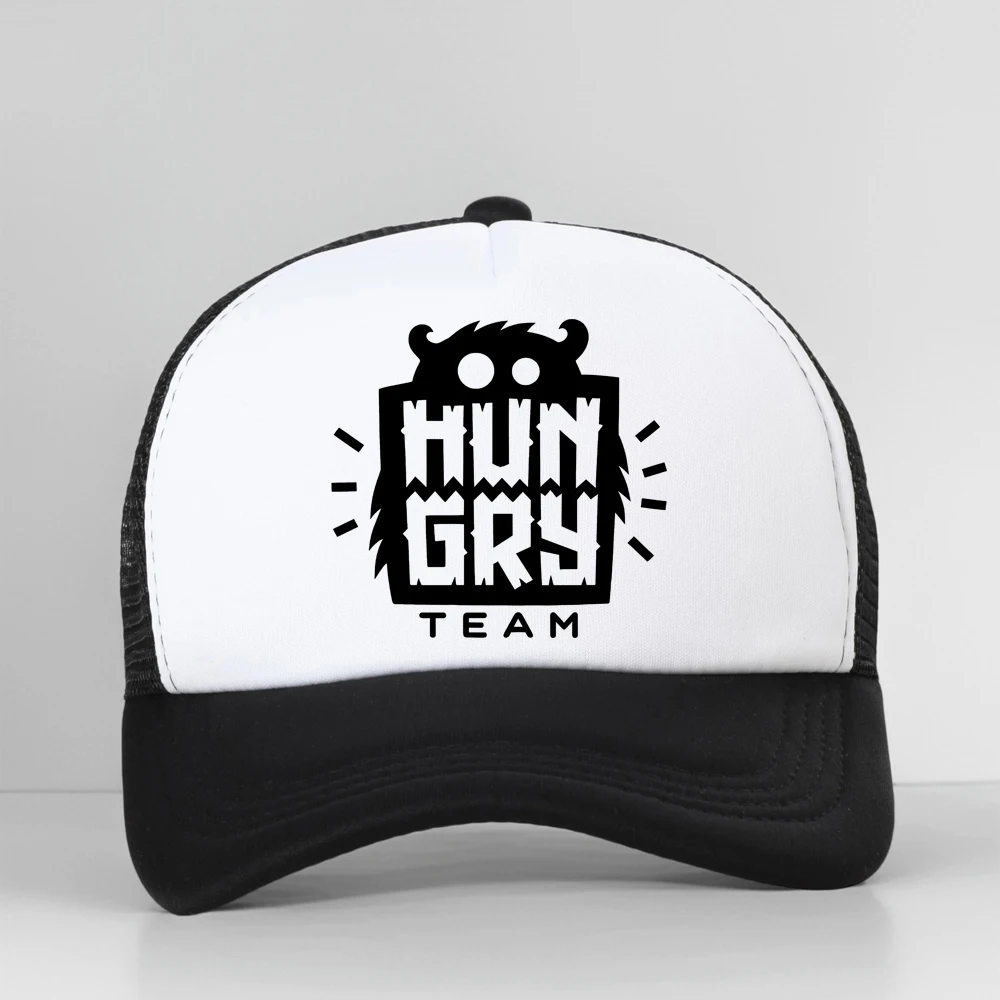 

Funny Hip Hop Hungry Printing Baseball Cap Men Women Summer Breathable Sun Hat Fashion Adjustable Snapback