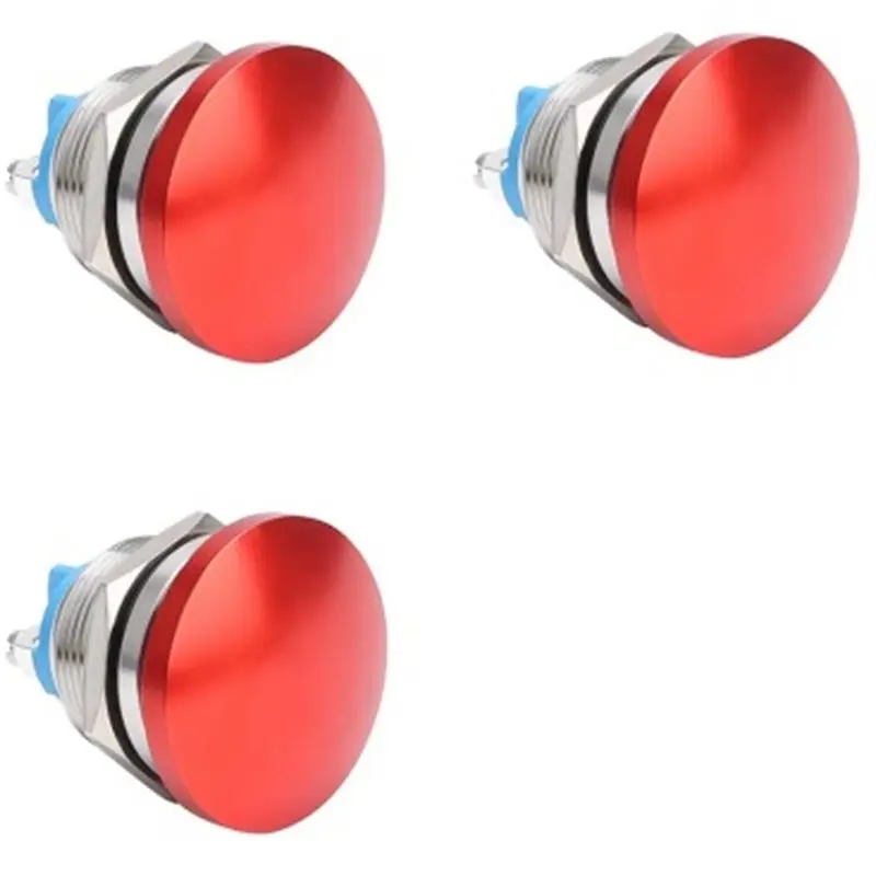 ABTC-Screw-Terminal Switch Self-Resetting/Latching Switch Momentary Push-Button Switch 22Mm Switch Self-Resetting Switch