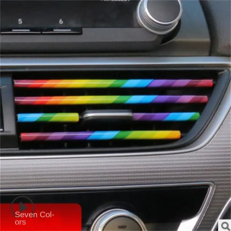 Creative Clip U-shaped Clip Design Colorful Portable Universal Durable Car Interior Accessories Electroplating Bright Strip