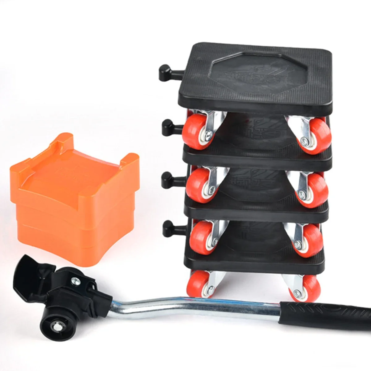 Heavy Duty Furniture Lifter Set, ferramenta de transporte, 4 mover rolo, 1 barra de roda para elevação, movendo móveis ajudante, 400kg