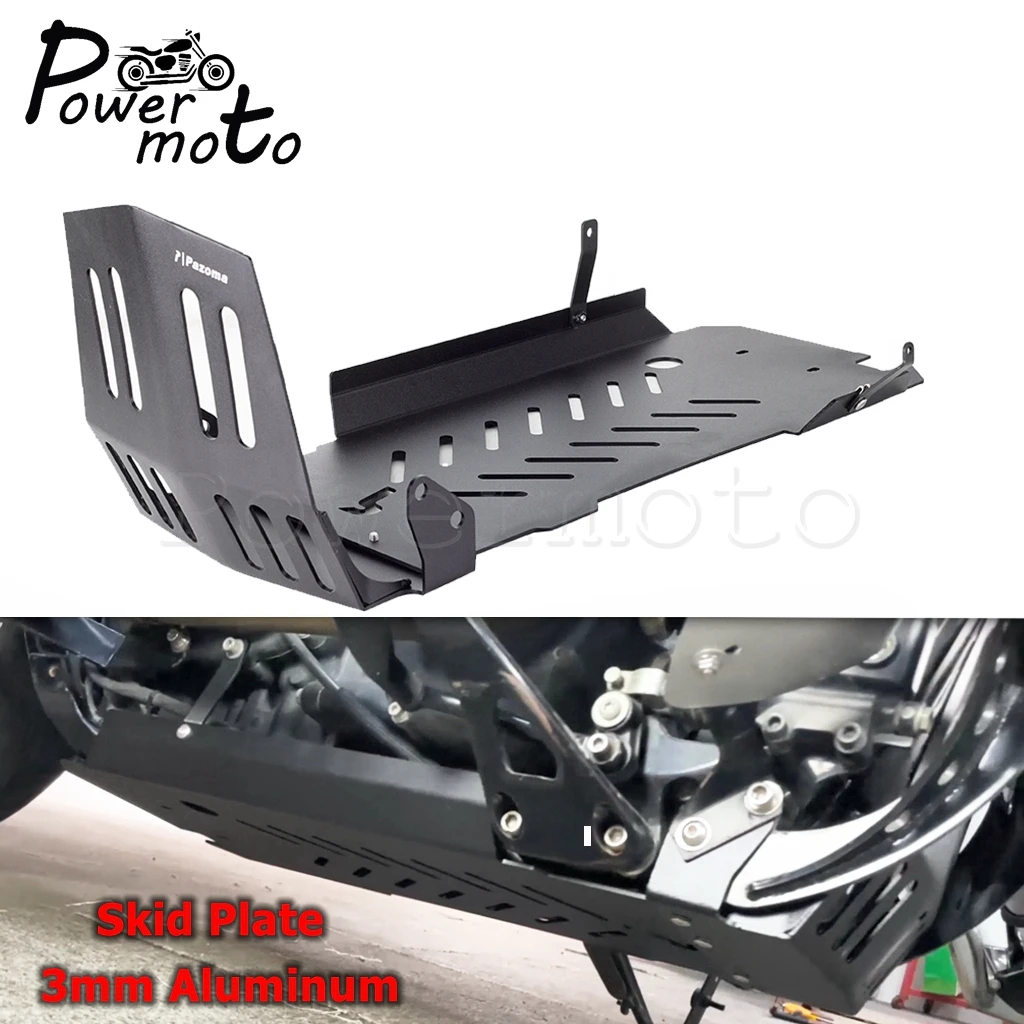 Motorcycle Chassis Protector Engine Under Skid Plate For Harley Street Bob FXBB FXBBS Low Rider ST FXLRST FXLRS FXLR FXRST 18-23