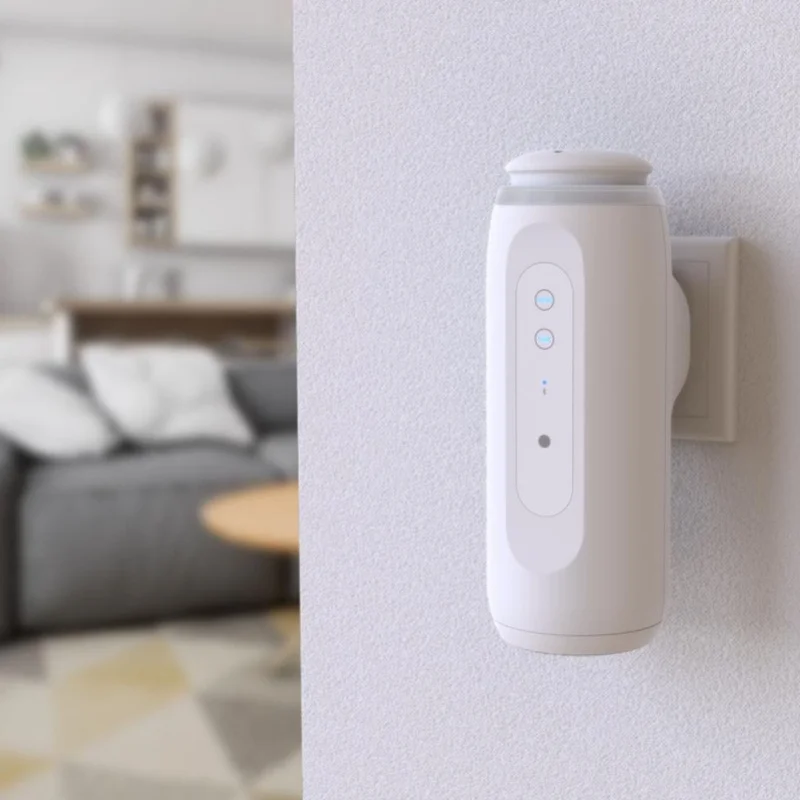 Plug In Fragrance Diffuser Aromatherapy APP Control Fluid Air Atomization Photosensitive 100m³ Electric Aroma Diffuser 100-240V