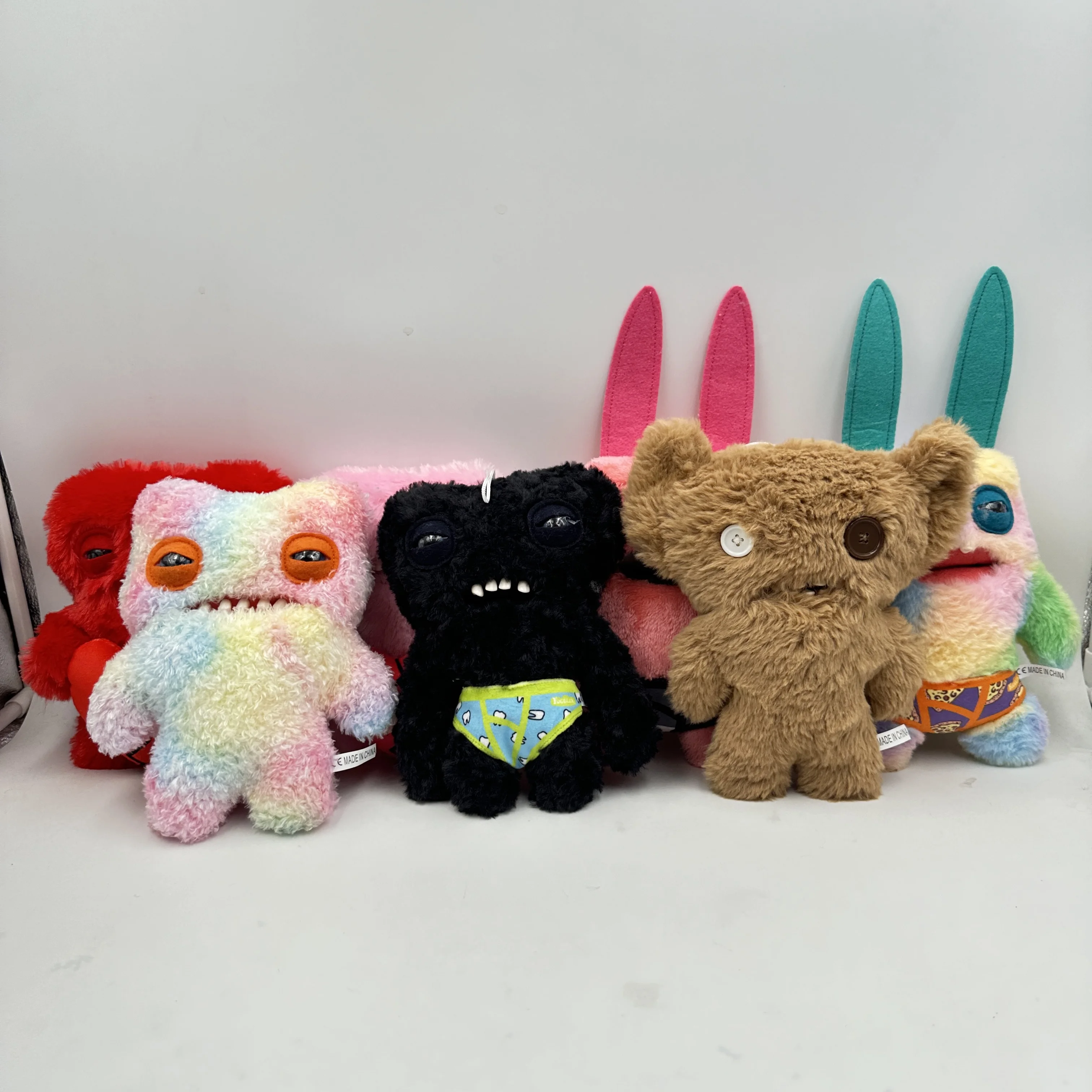 

Fuggler Original Plush Toys Ugly Tooth Monster Skerchy Squirrel Mr Buttons Stuffed Doll Annoyed Alien Heart Valentine's Day Gift