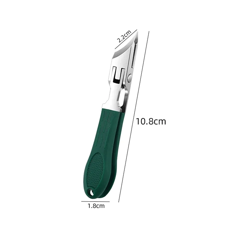 Curved Nail Clipper Stainless Steel Fingernail & Toenail Clipper Cutters Anti-Splash Cuticle Remover Fingernail Clipper Cutters