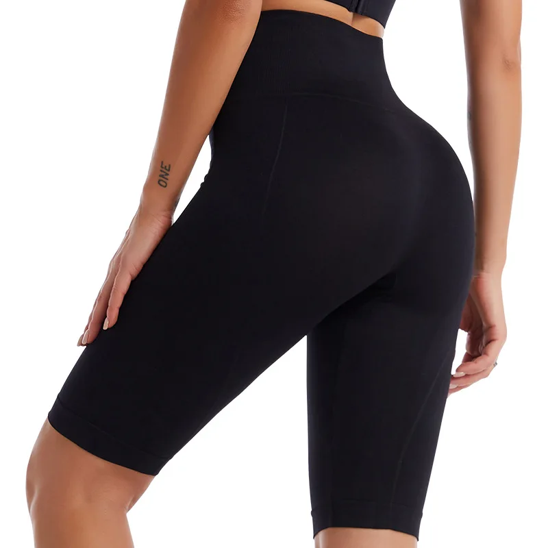 

2022 Fashion Seamless High Waist Sports Shorts Casual Women Workout Push Up Leggings Yoga Running Fitness Gym Slim Pants